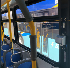 Grab bars transportation